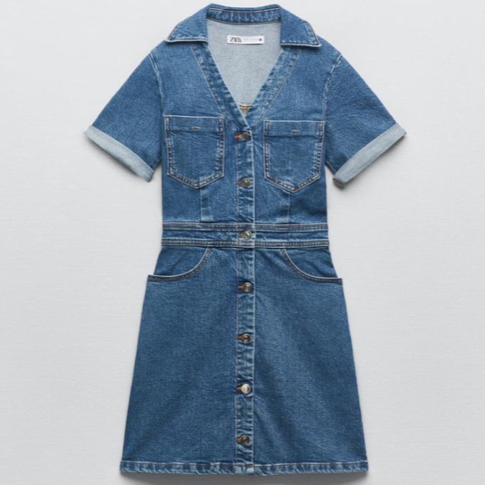 Zara Denim Mini Dress